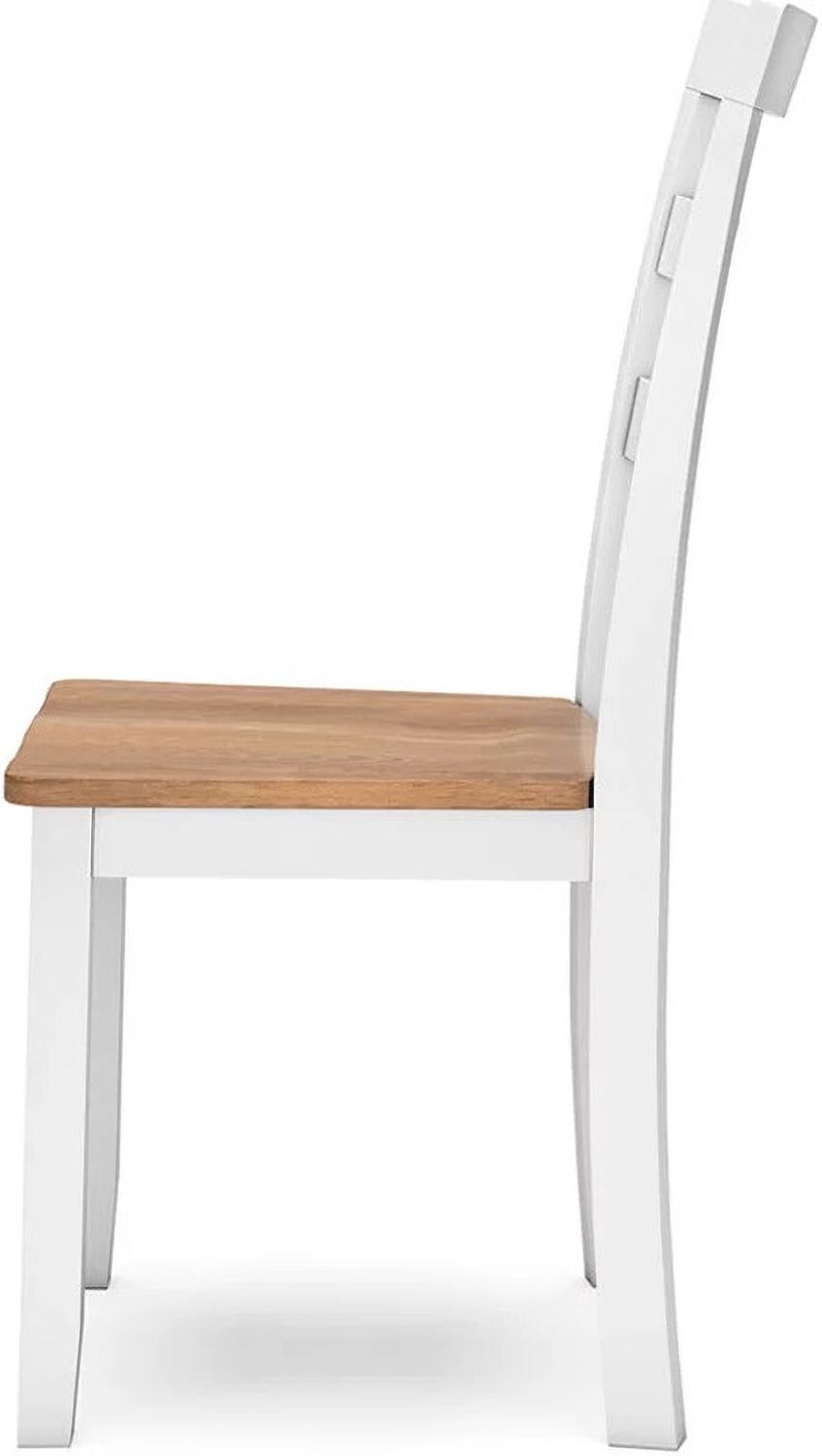Gesthaven Dining Chair Set of 2 In Natural and White D39801
