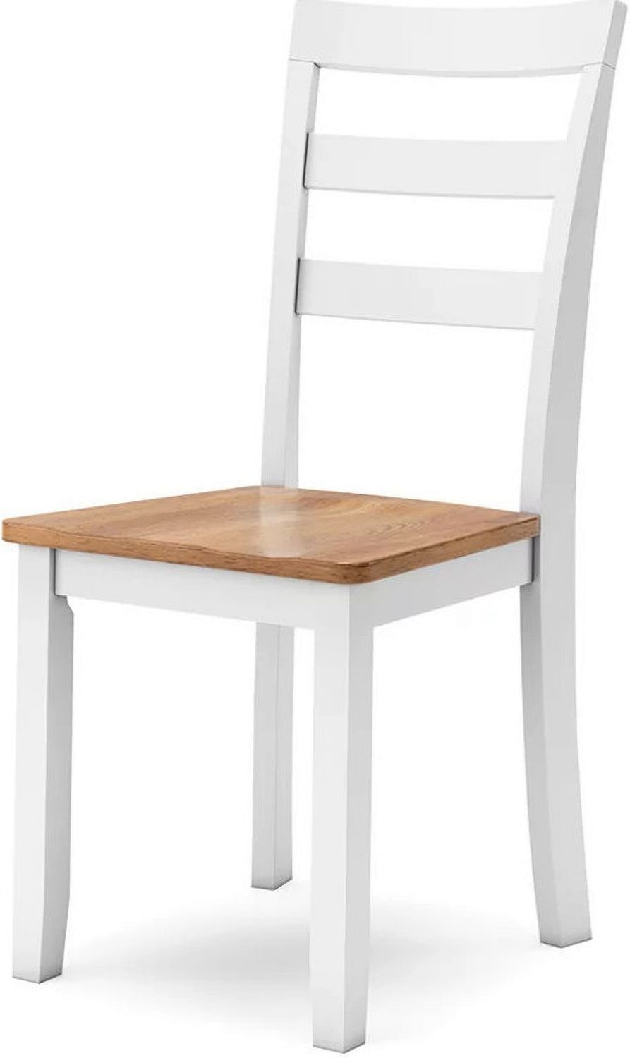 Gesthaven Dining Chair Set of 2 In Natural and White D39801