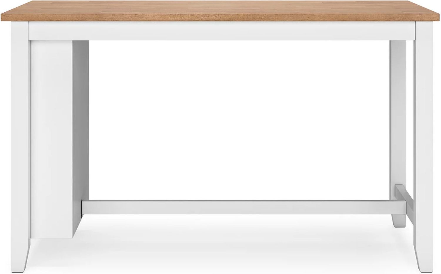Gesthaven Counter Height Dining Table In Natural and White D39813