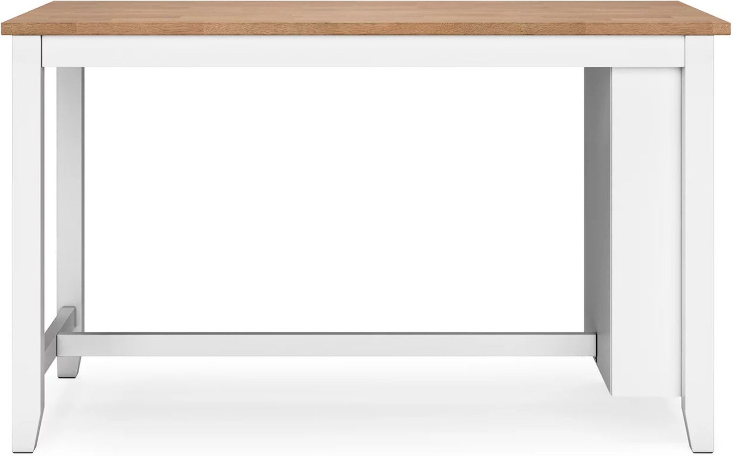 Gesthaven Counter Height Dining Table In Natural and White D39813