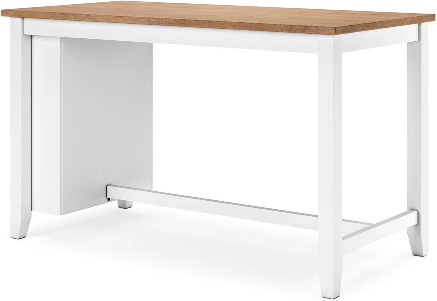 Gesthaven Counter Height Dining Table In Natural and White D39813