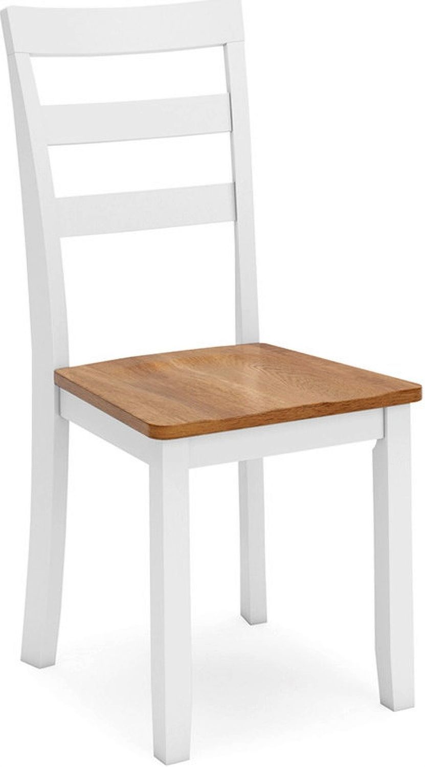 Gesthaven Dining Room Set In Natural and White D398D1
