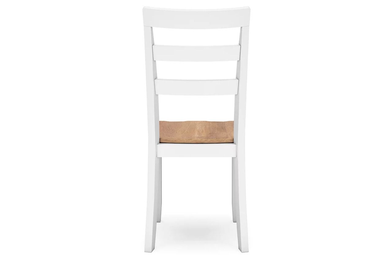 Gesthaven Dining Room Set In Natural and White D398D1