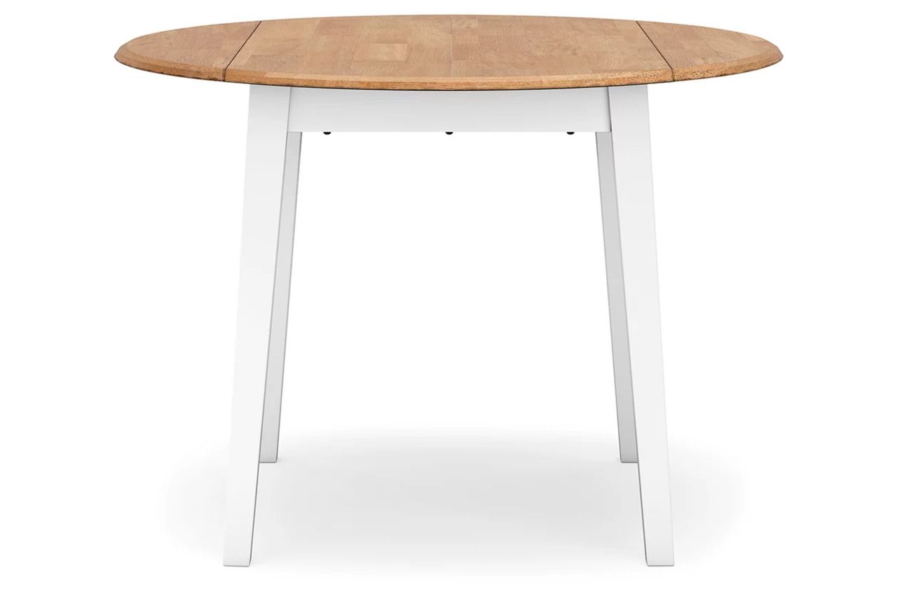 Gesthaven Dining Room Set In Natural and White D398D1