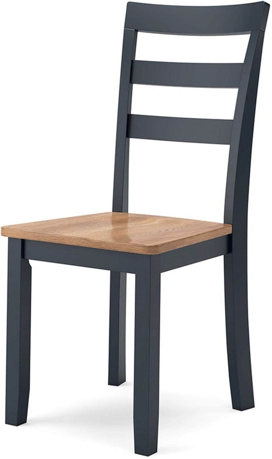 Gesthaven Dining Chair Set of 2 In Natural and Blue D39901