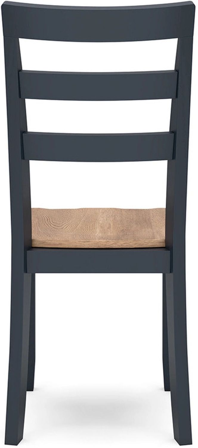 Gesthaven Dining Chair Set of 2 In Natural and Blue D39901