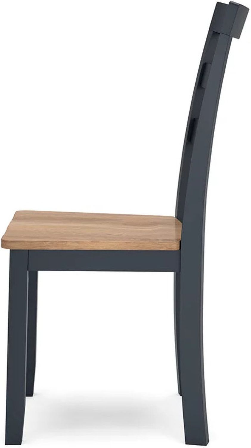 Gesthaven Dining Chair Set of 2 In Natural and Blue D39901