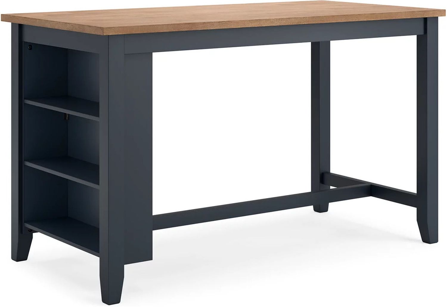Gesthaven Counter Height Dining Table In Natural and Blue D39913