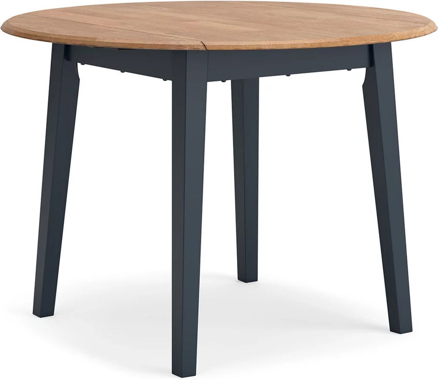 Gesthaven Dining Drop Leaf Table In Natural and Blue D39915