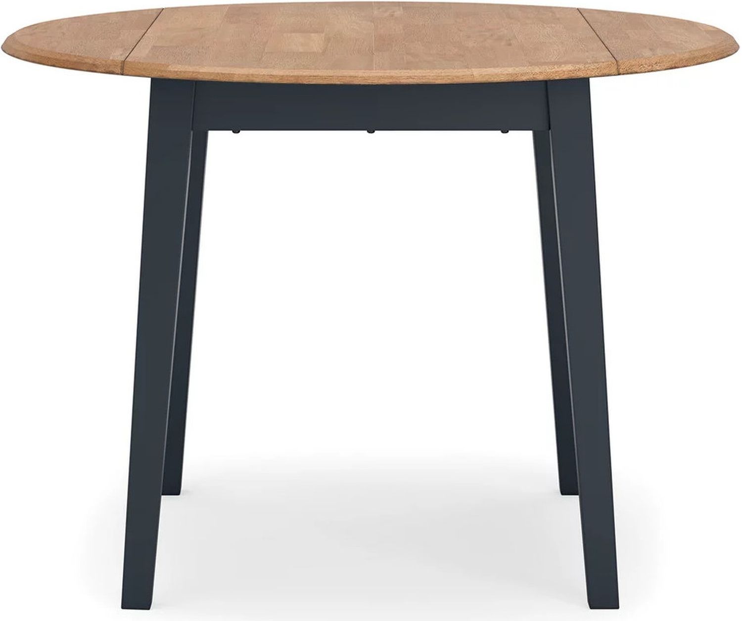 Gesthaven Dining Drop Leaf Table In Natural and Blue D39915
