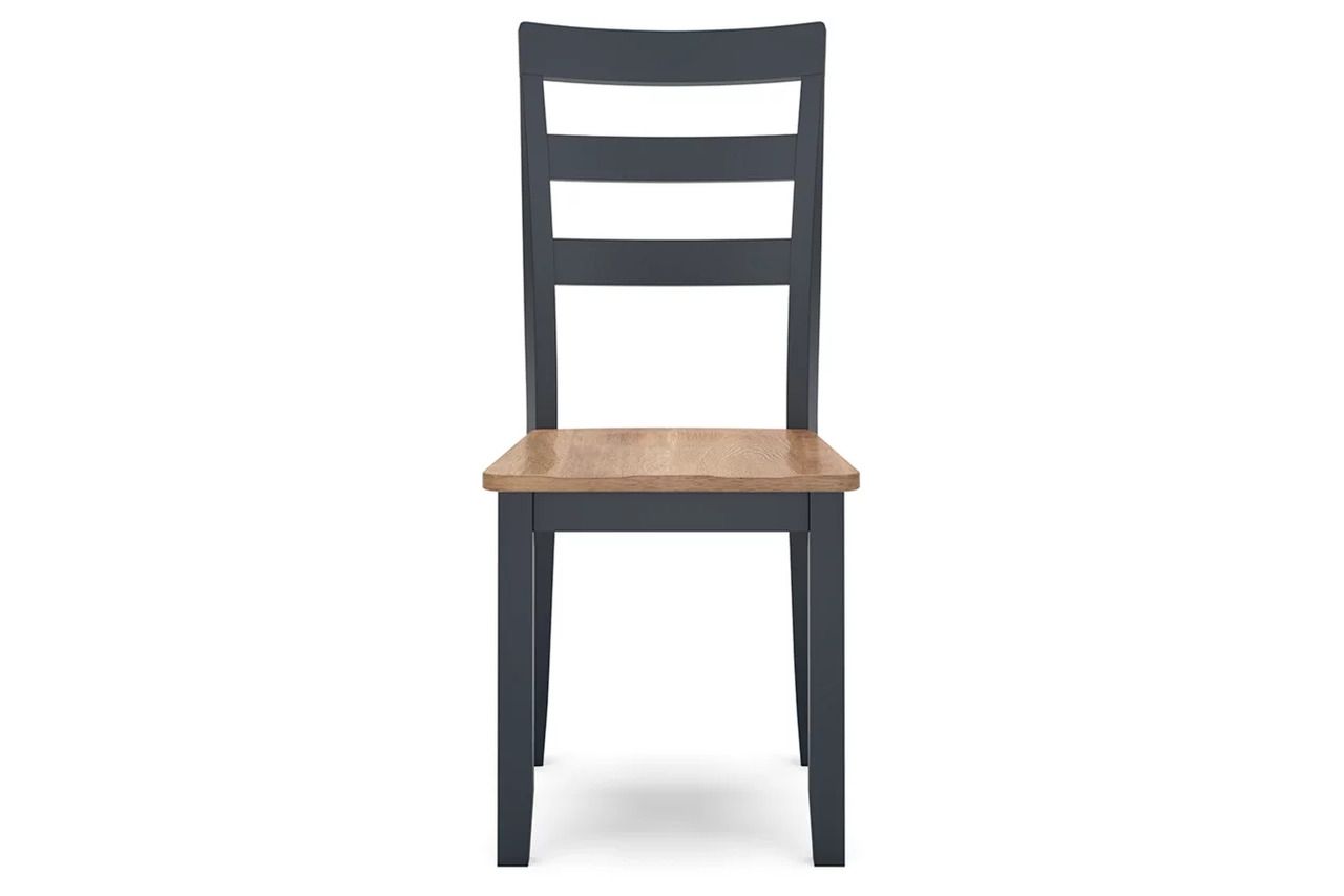 Gesthaven Dining Room Set In Natural and Blue D399D1