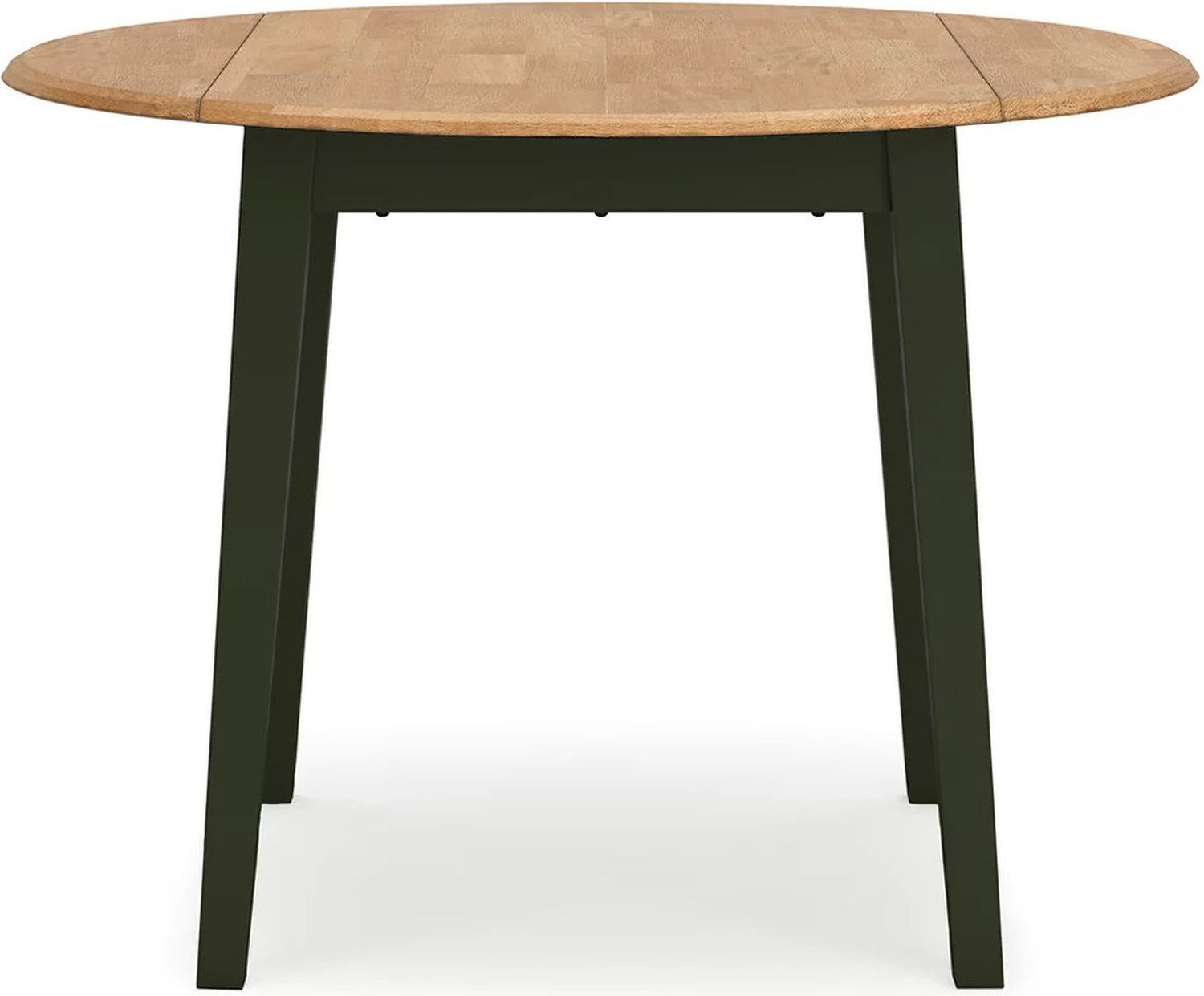 Gesthaven Dining Drop Leaf Table In Natural and Green D40115