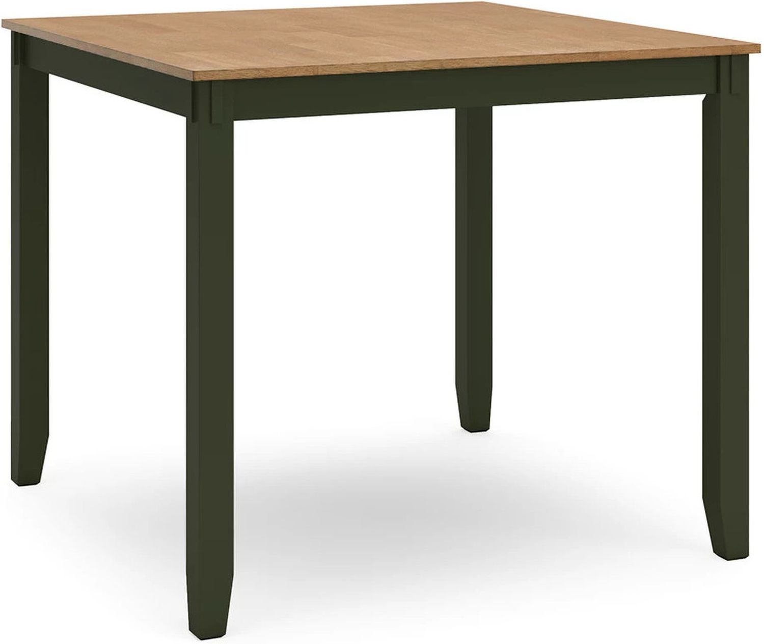 Gesthaven 5-Piece Dining Room Set In Natural and Green D401223