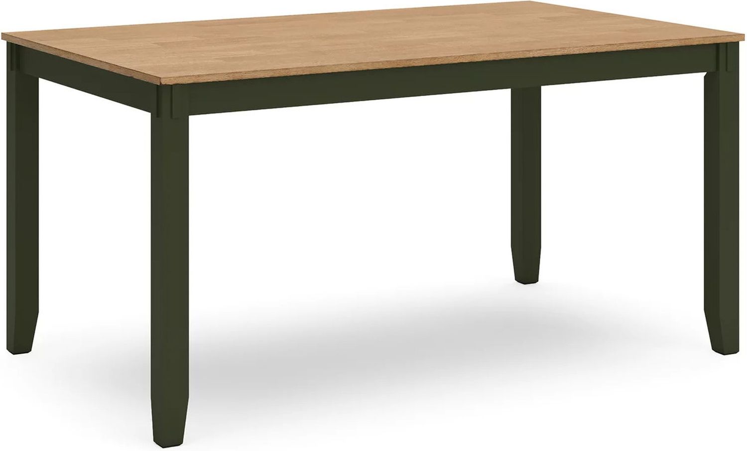 Gesthaven 6-Piece Dining Room Set In Natural and Green D401325