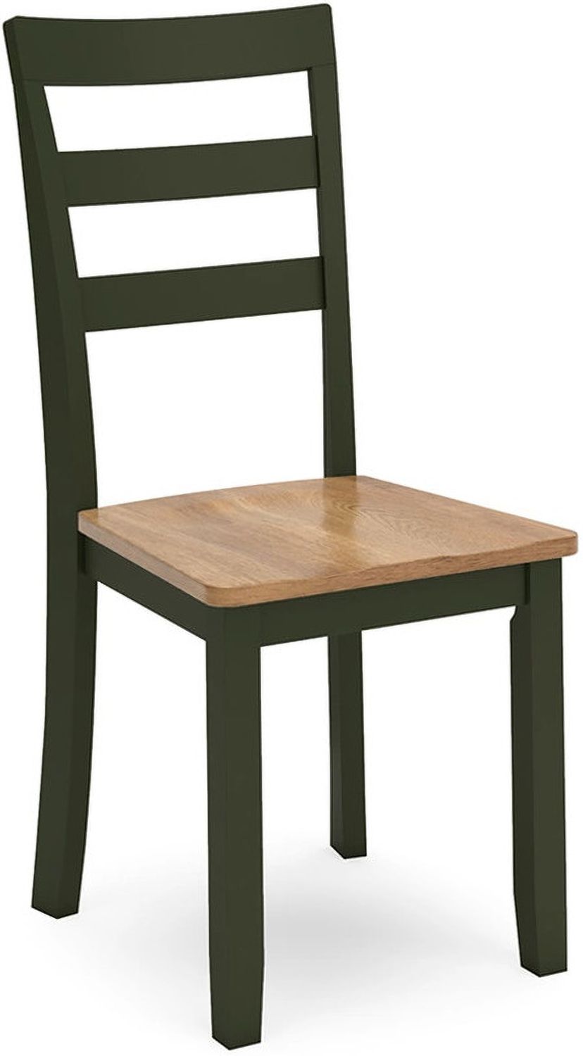 Gesthaven Dining Room Set In Natural and Green D401D1