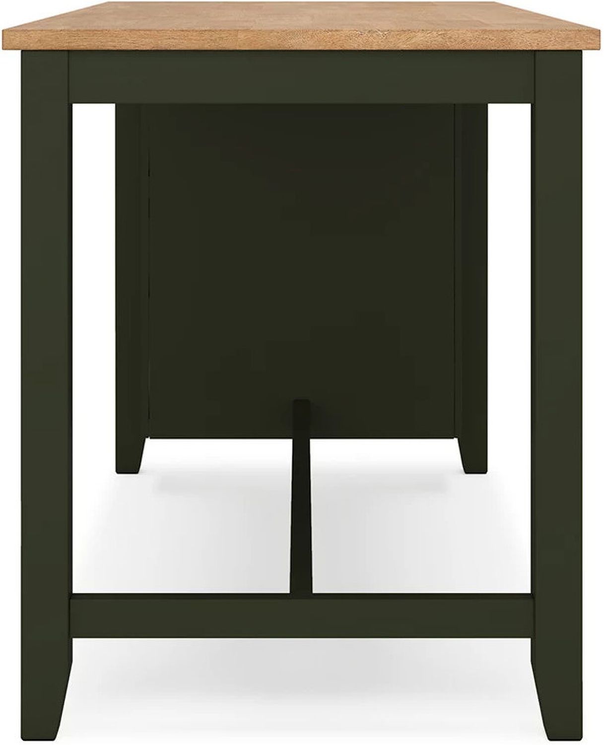 Gesthaven Counter Height Dining Room Set In Natural and Green D401D2