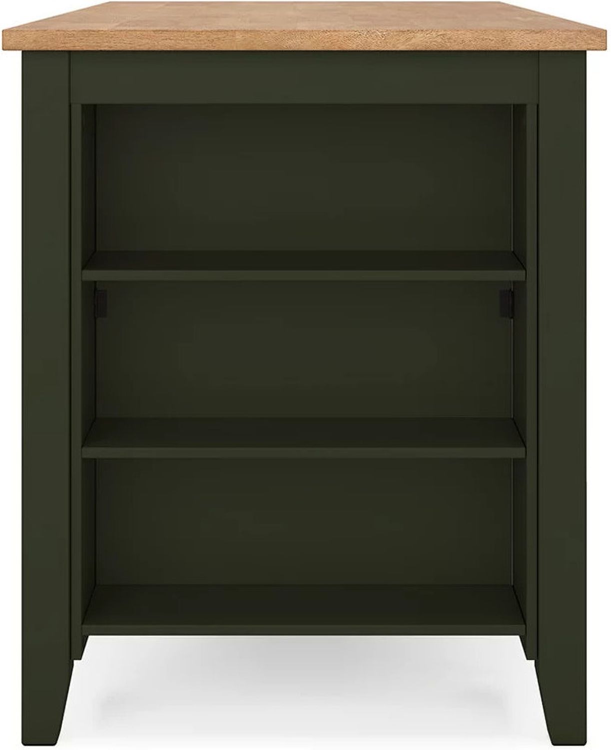 Gesthaven Counter Height Dining Room Set In Natural and Green D401D2