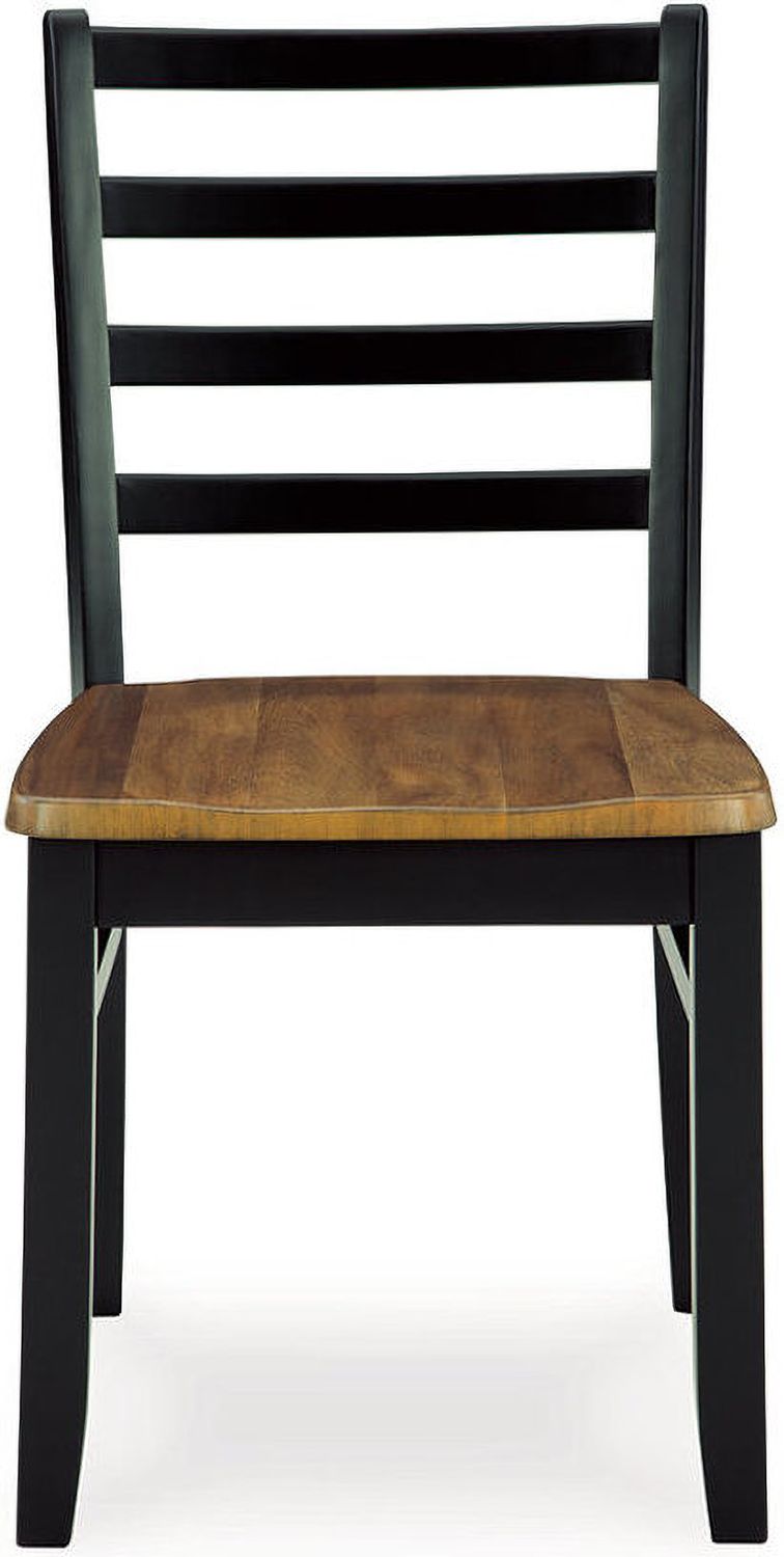 Blondon 7 Piece Dining Room Set In Brown and Black D413425