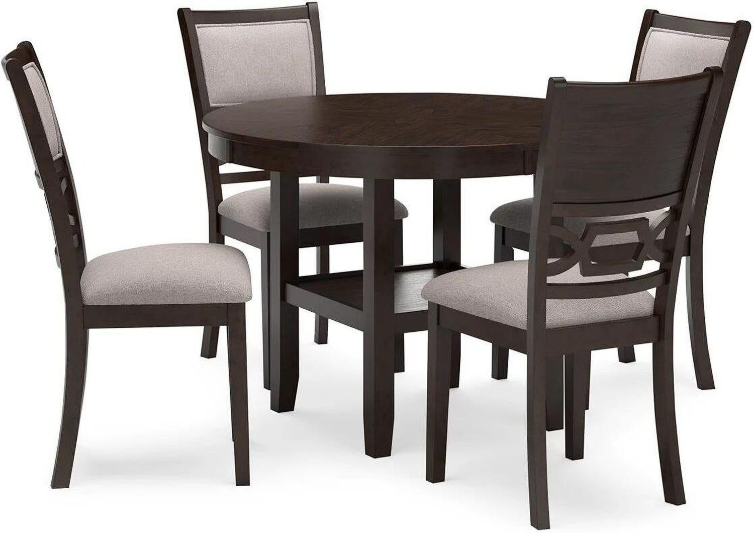 Langwest Dining Table and 4 Chairs In Brown D422225