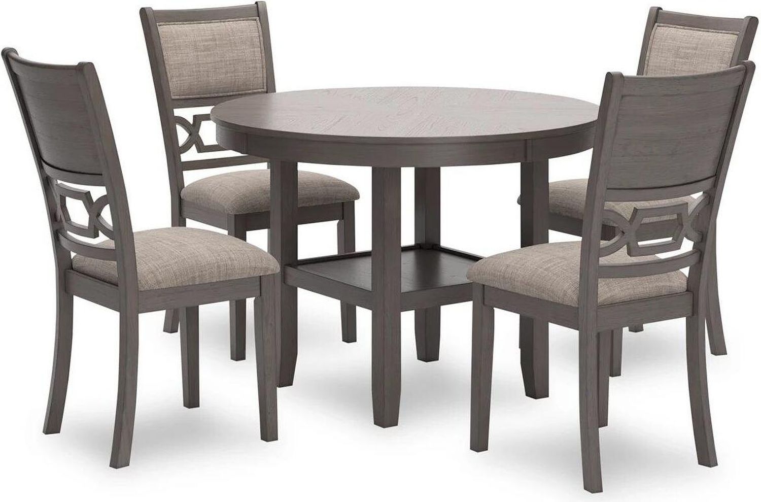 Wrenning Dining Table and 4 Chairs In Gray D425225