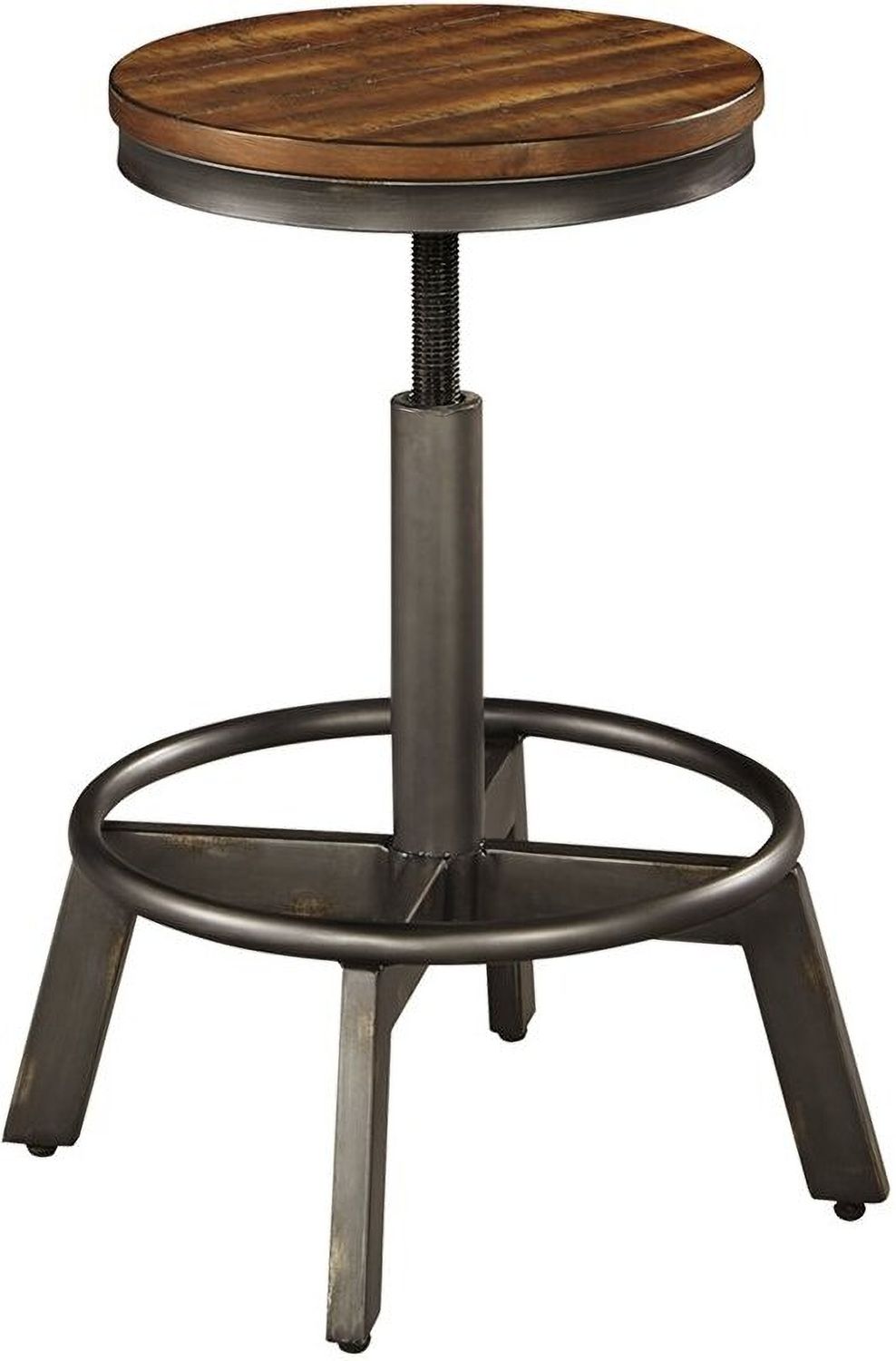 Torjin Brown and Gray Stool Set of 2 D440024