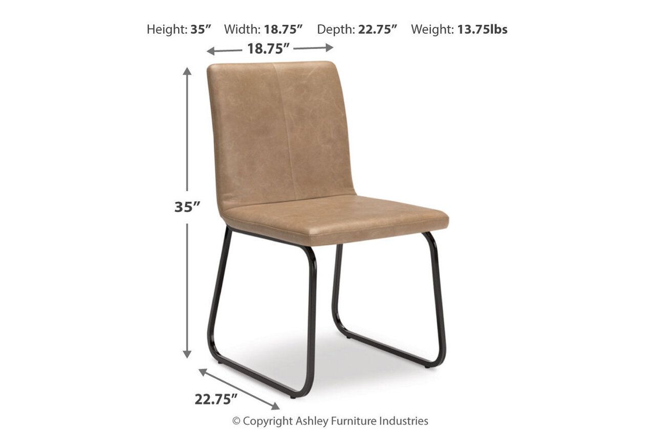 Pharwynn Dining Chair Set of 4 In Toast D44602