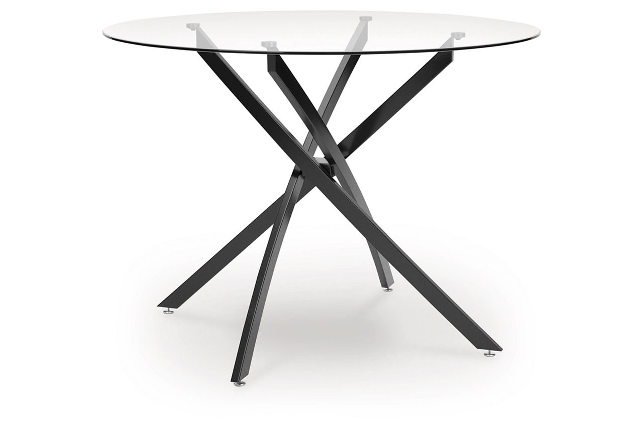 Pharwynn Dining Table In Black D44615