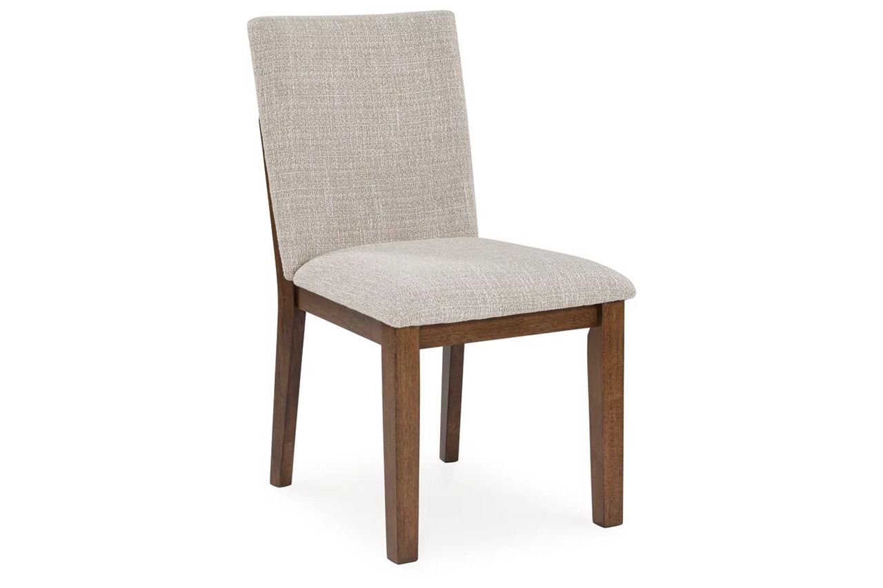Kraeburn Dining Chair Set of 2 In Beige and Brown D49601