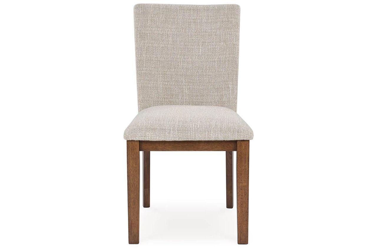 Kraeburn Dining Chair Set of 2 In Beige and Brown D49601