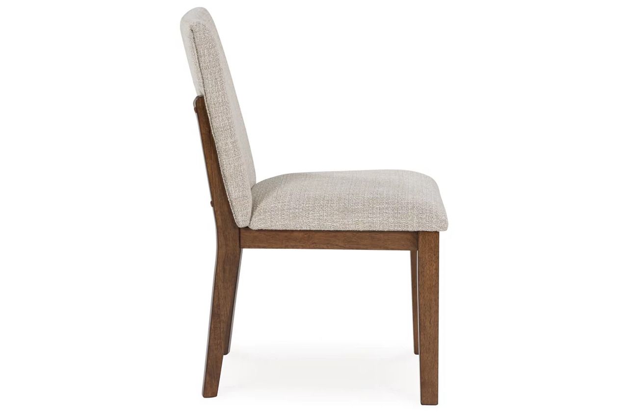Kraeburn Dining Chair Set of 2 In Beige and Brown D49601
