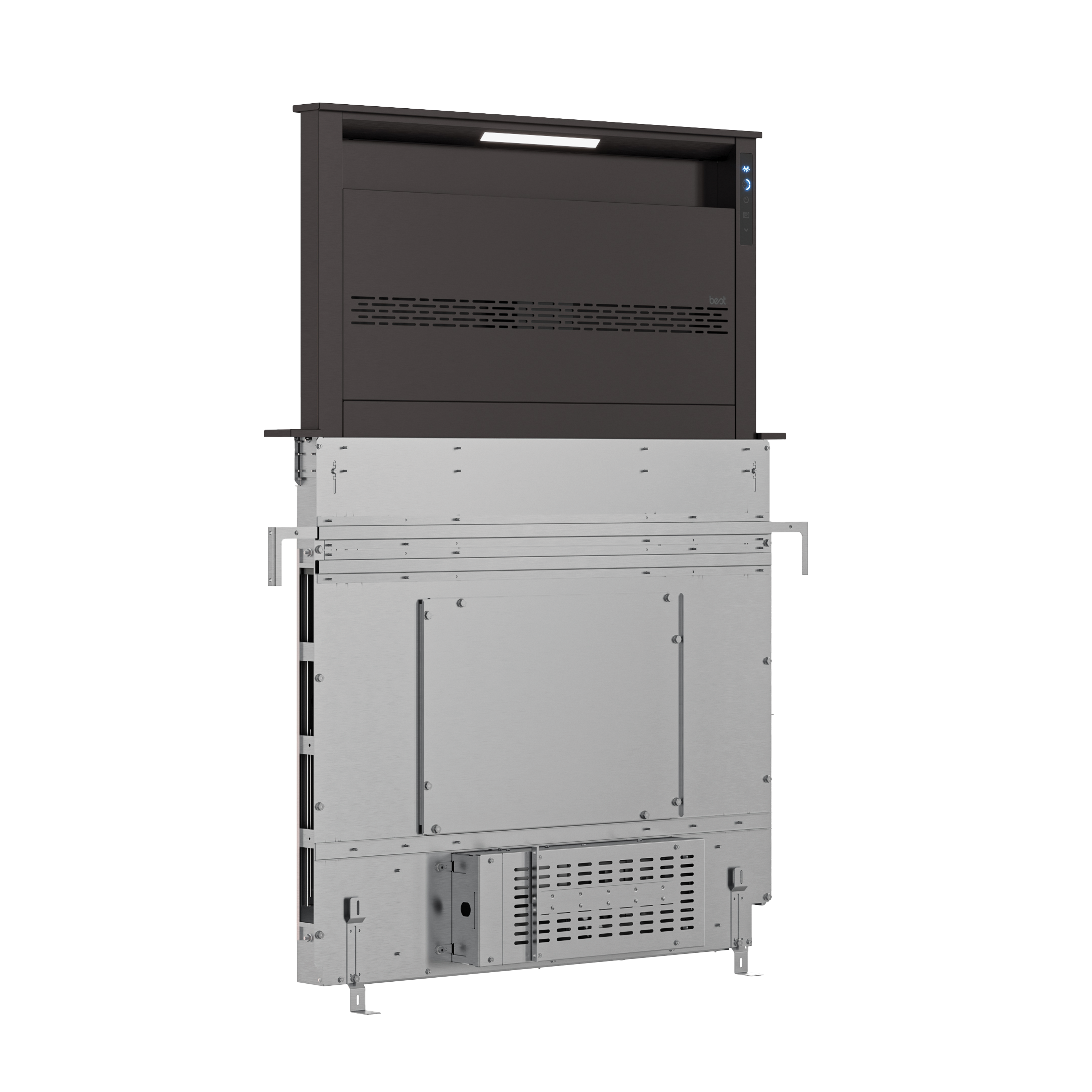 30-inch Downdraft Range Hood, Blower Sold Separately, Black Stainless Steel (d49m Series) D49M30BLS