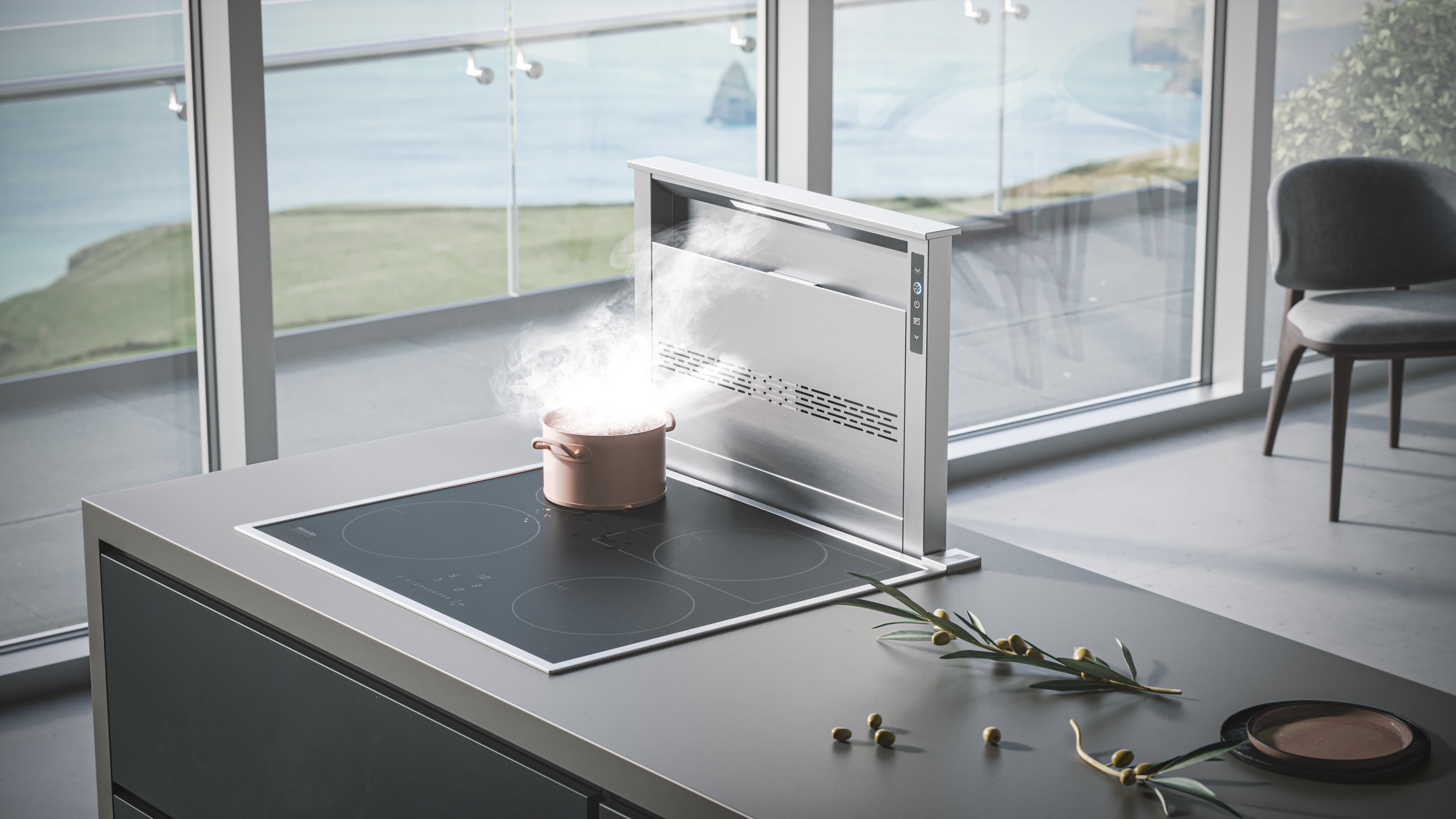 48-inch Downdraft Range Hood, Blower Sold Separately, Stainless Steel (d49m Series) D49M48SB