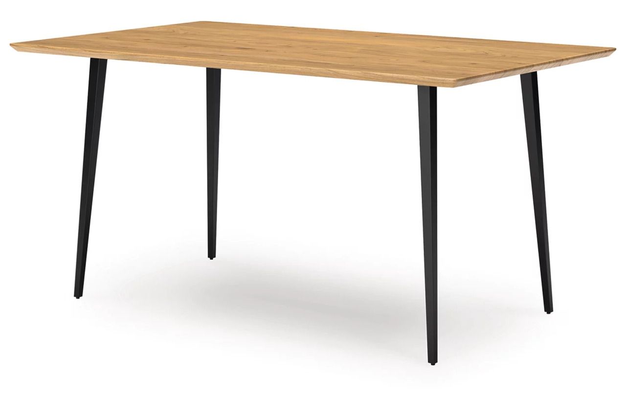 Gretlynn Dining Table In Black and Natural D50125