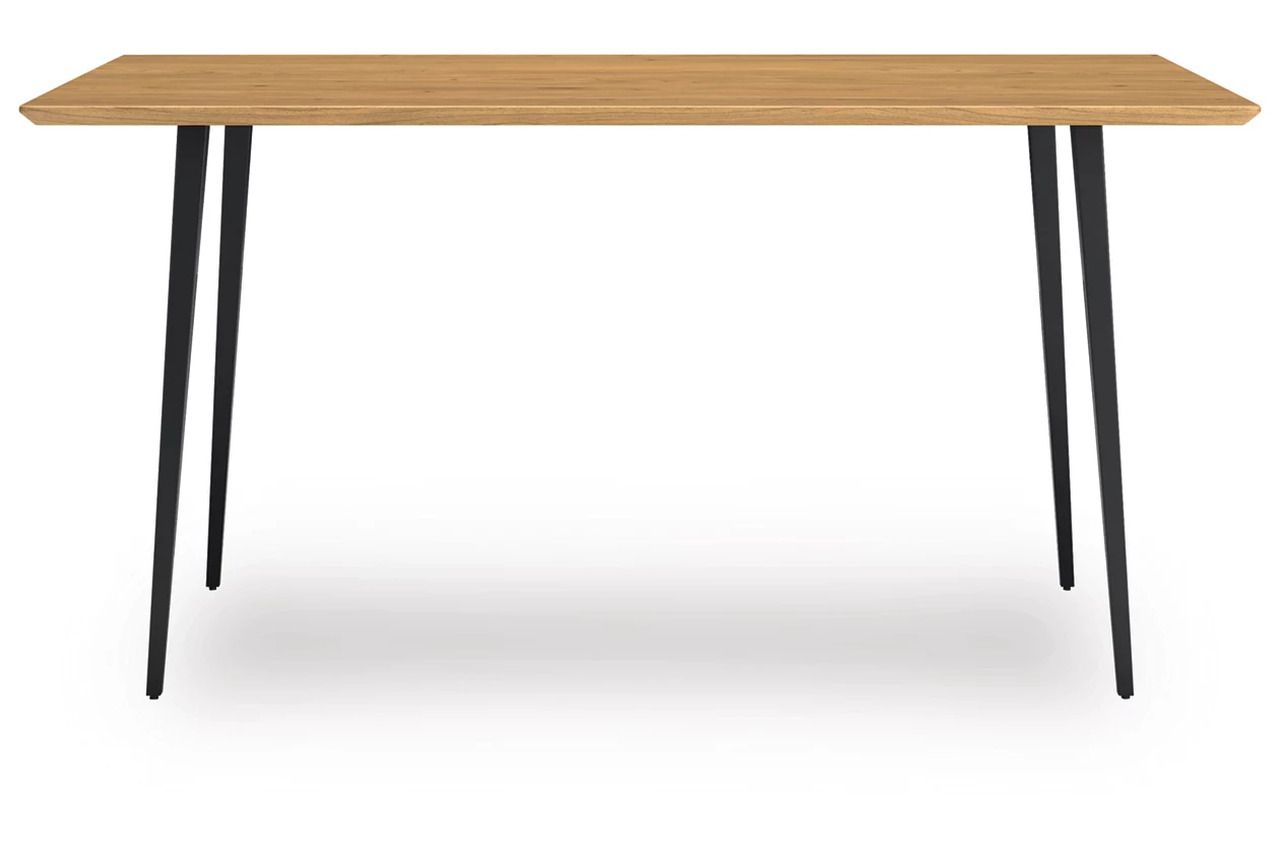 Gretlynn Dining Table In Black and Natural D50125