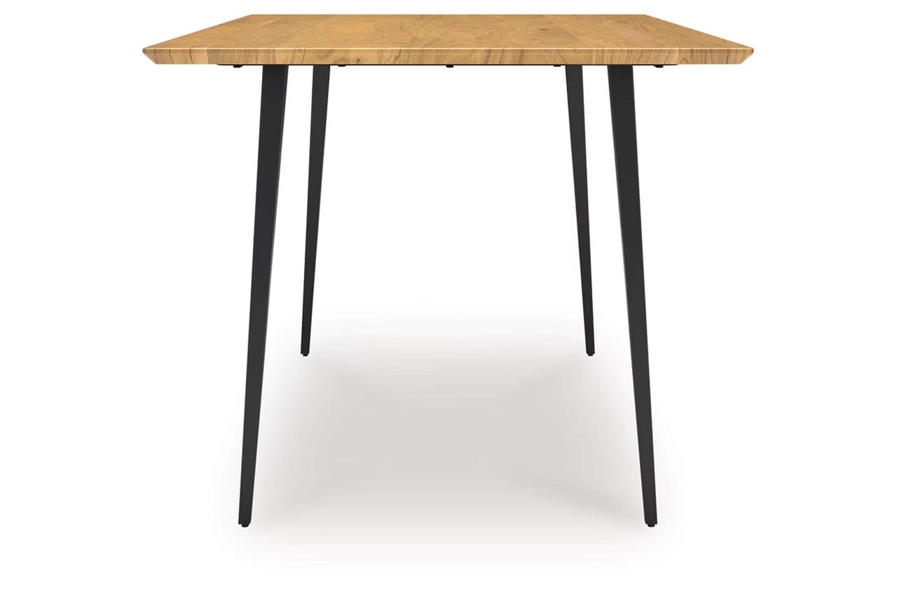Gretlynn Dining Table In Black and Natural D50125