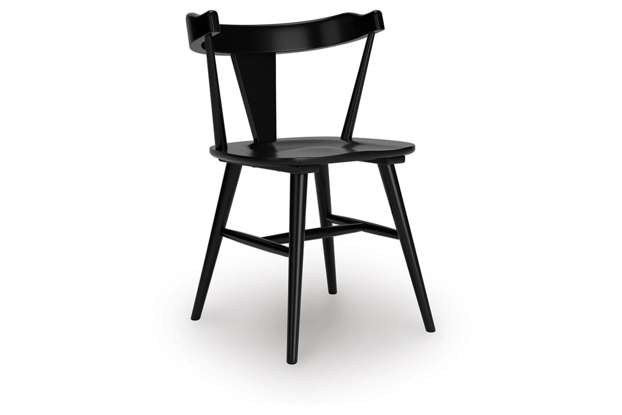 Gretlynn 5-Piece Dining Room Set In Black and Natural D501D3