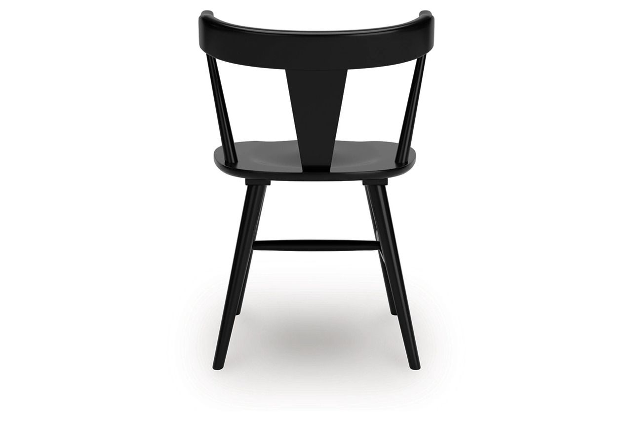 Gretlynn 5-Piece Dining Room Set In Black and Natural D501D3