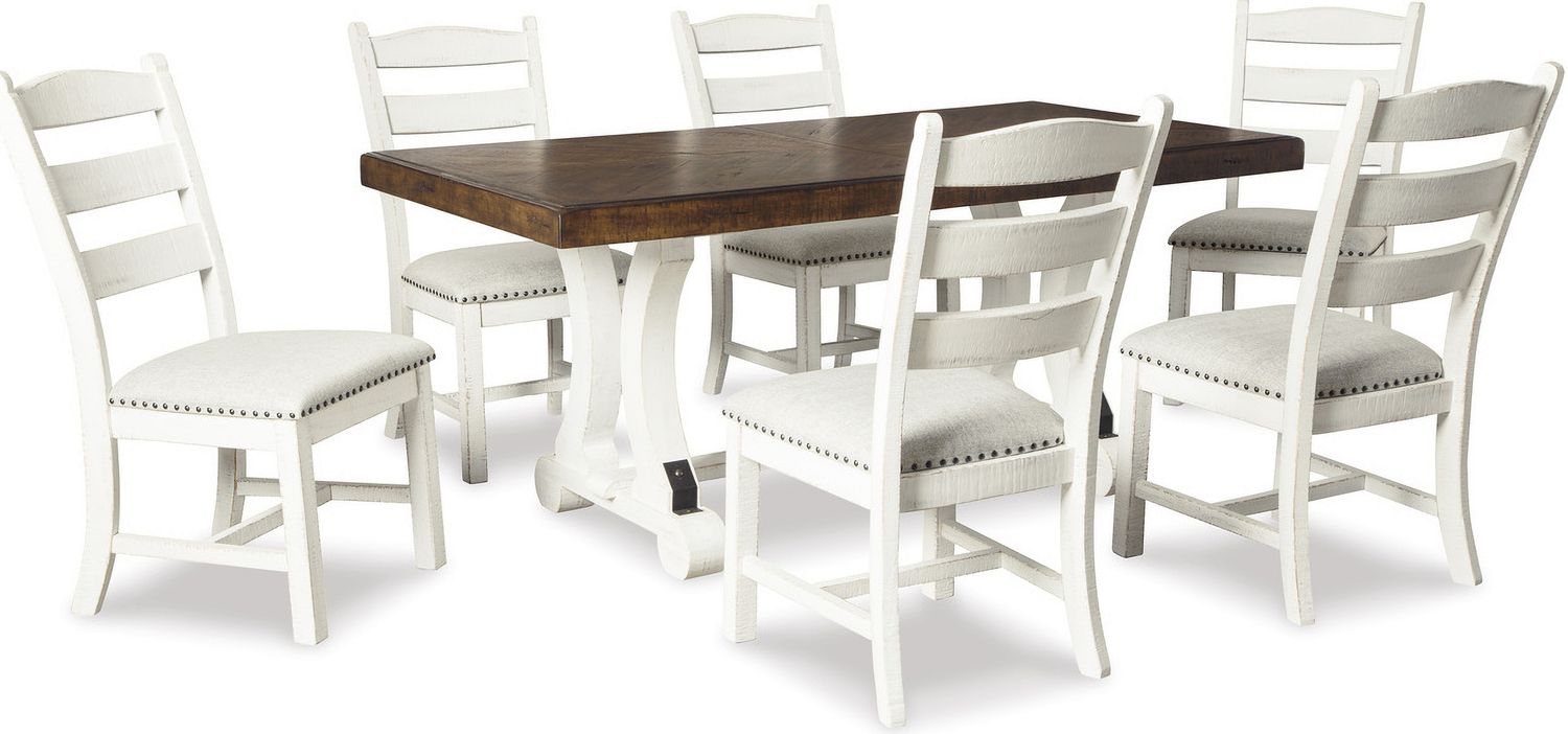 Valebeck Beige Dining Upholstered Side Chair (2/CN) D54601