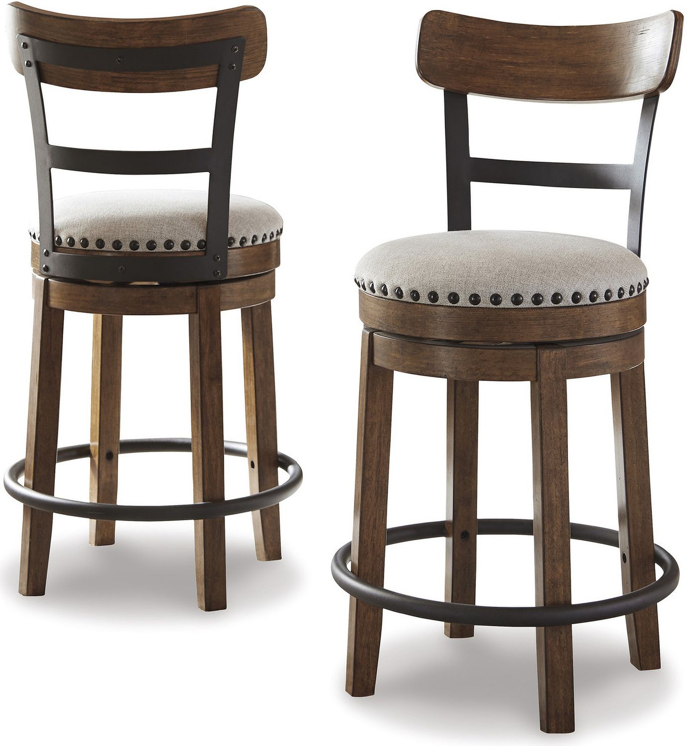 Valebeck Beige Counter Height Barstool D546424
