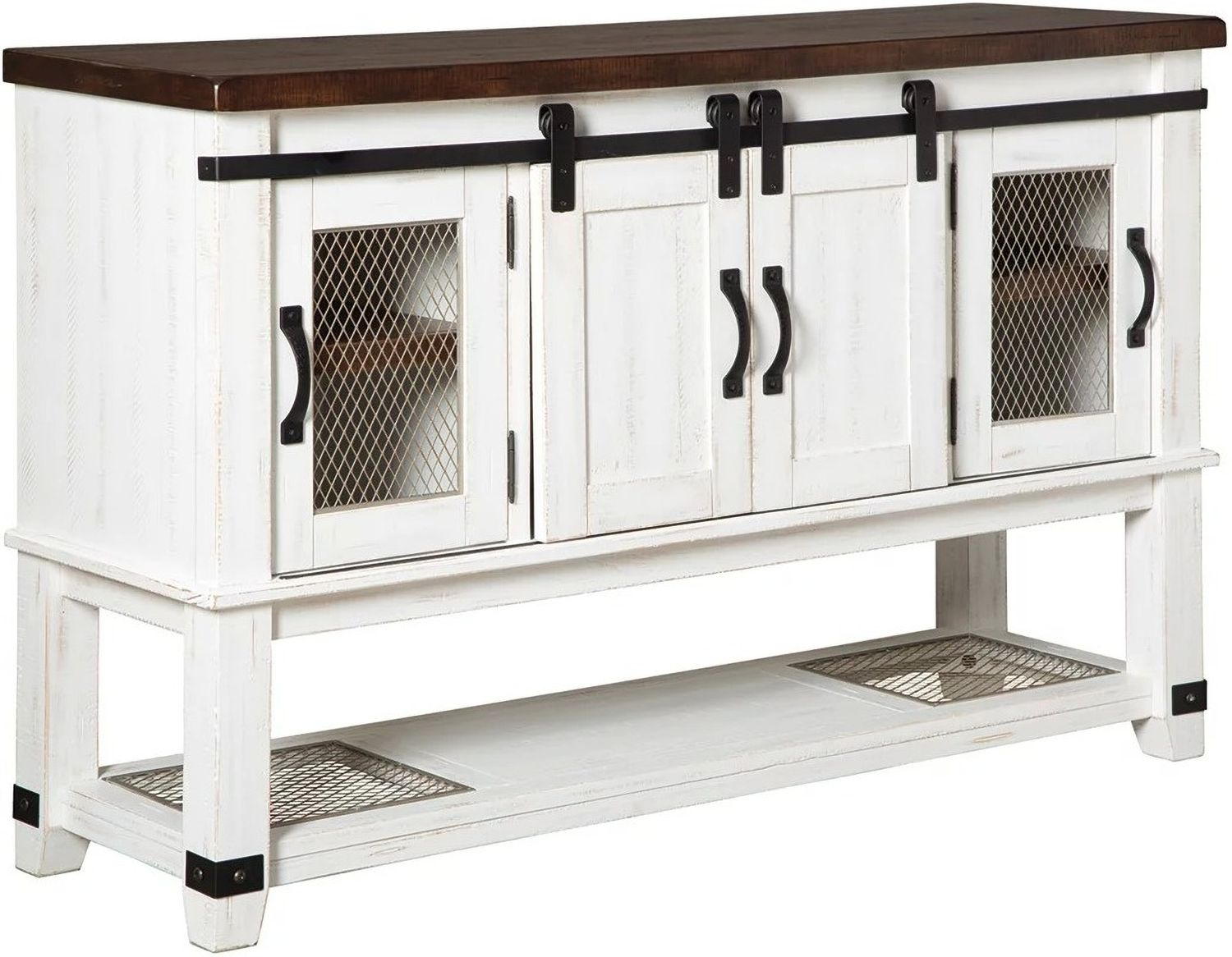 Valebeck White and Brown Server D54660