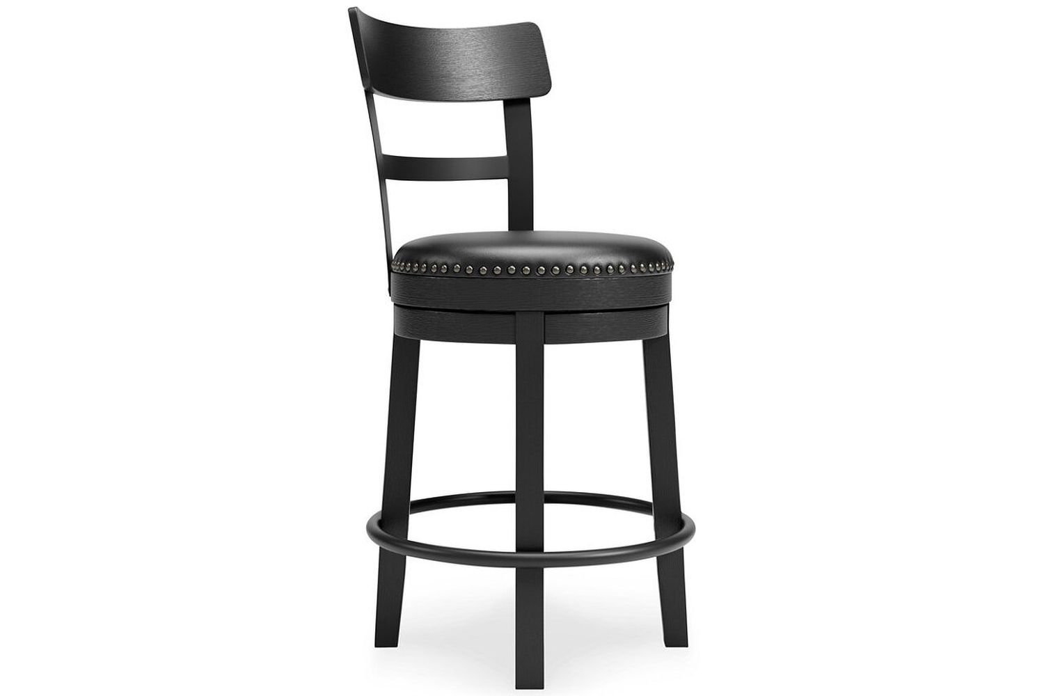 Valebeck Black Counter Height Barstool D546624