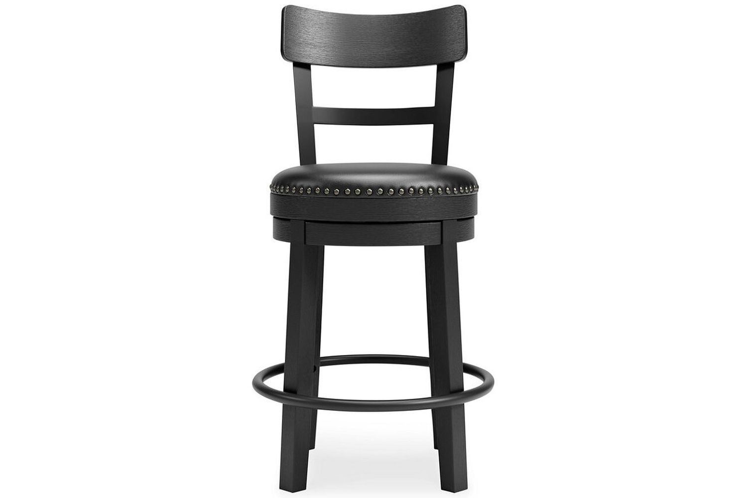 Valebeck Black Counter Height Barstool D546624