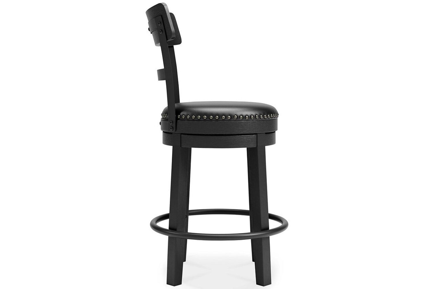 Valebeck Black Counter Height Barstool D546624