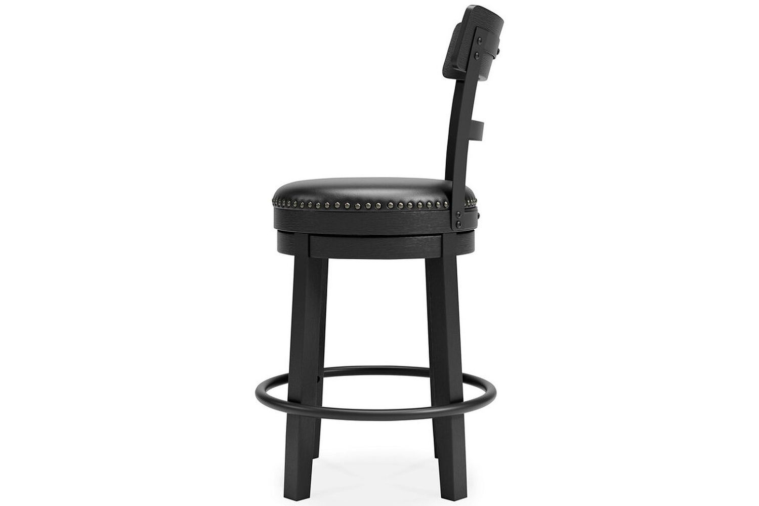 Valebeck Black Counter Height Barstool D546624