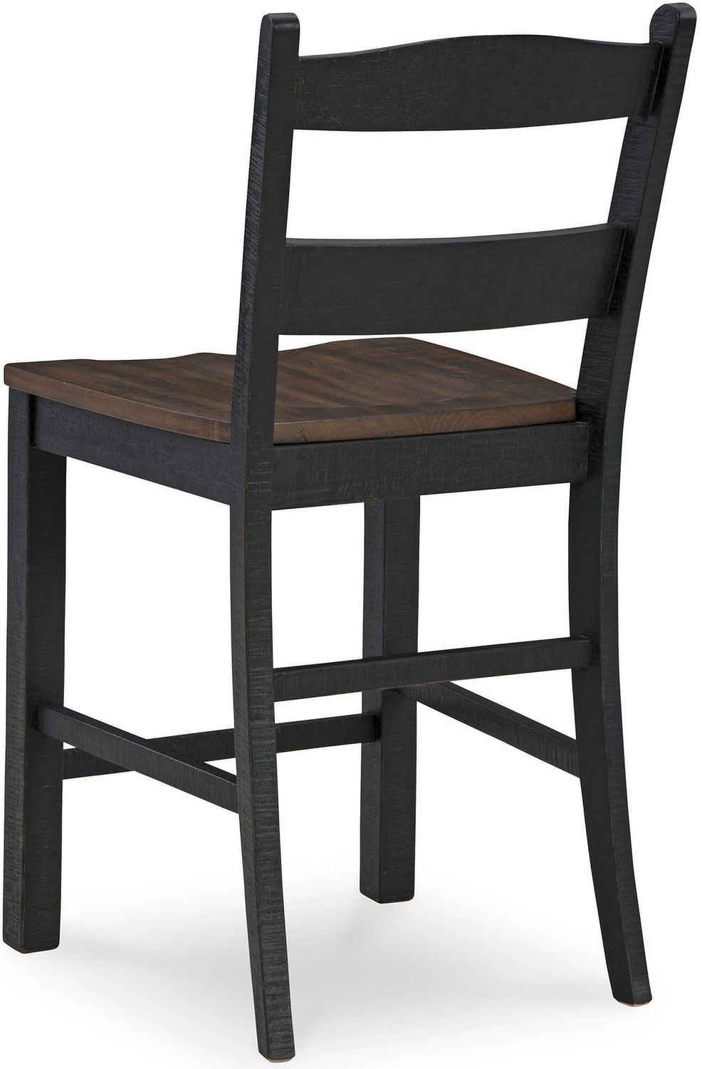 Valebeck Black/Brown Counter Height Barstool Set of 2 D546724