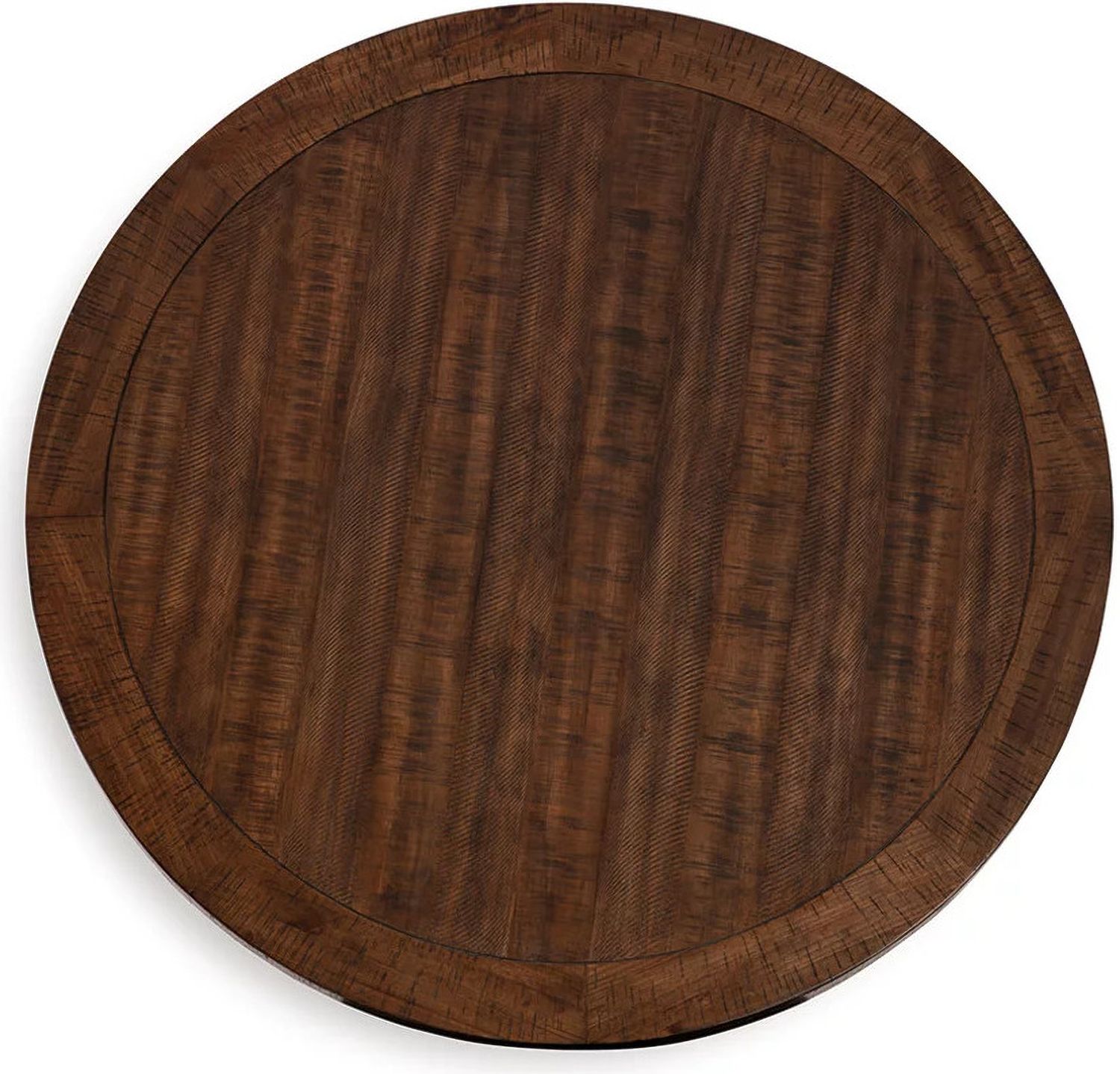Valebeck Counter Height Dining Table In Black and Brown D546D21