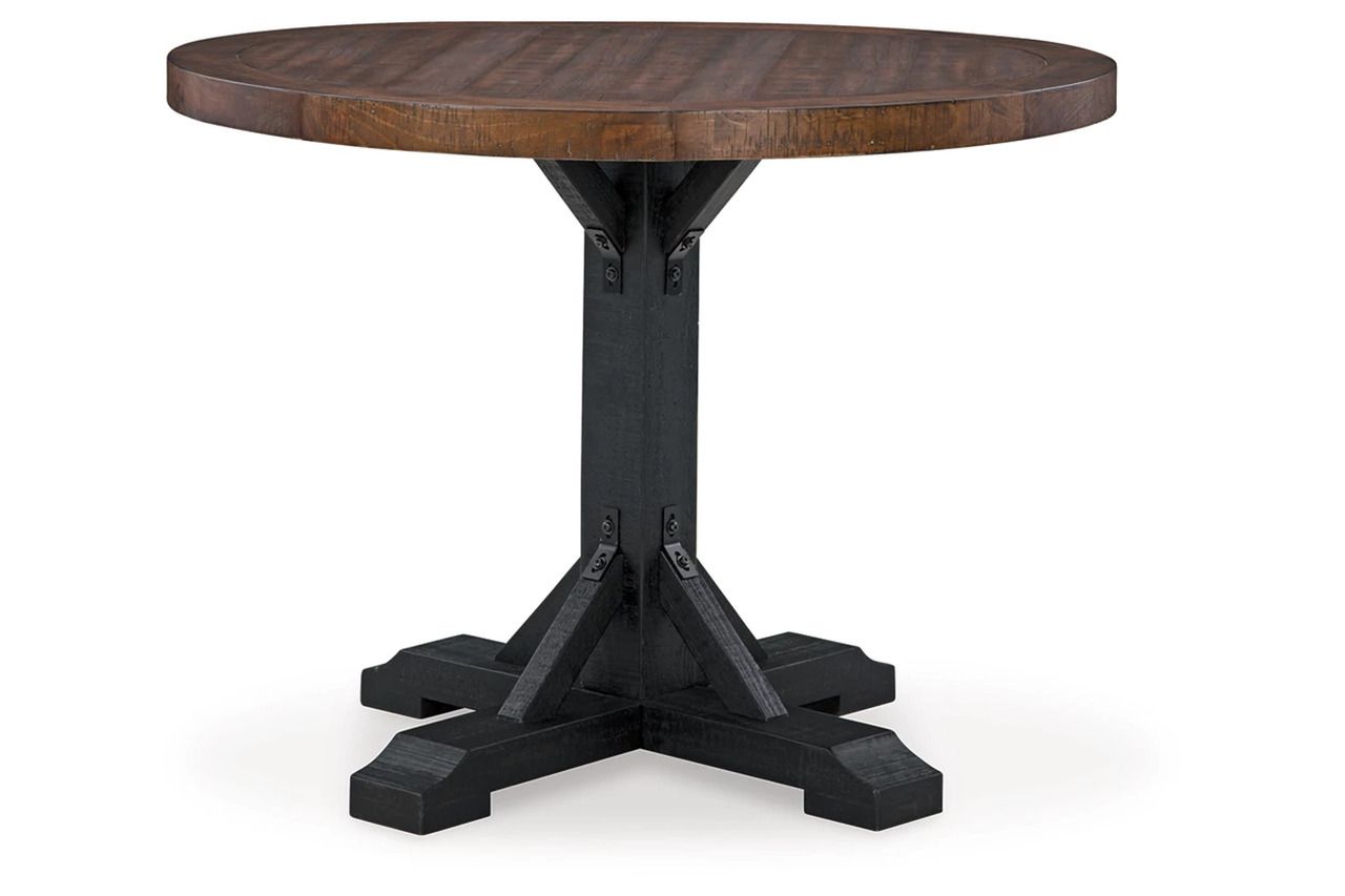 Valebeck Counter Height Dining Room Set In Multi D546D25