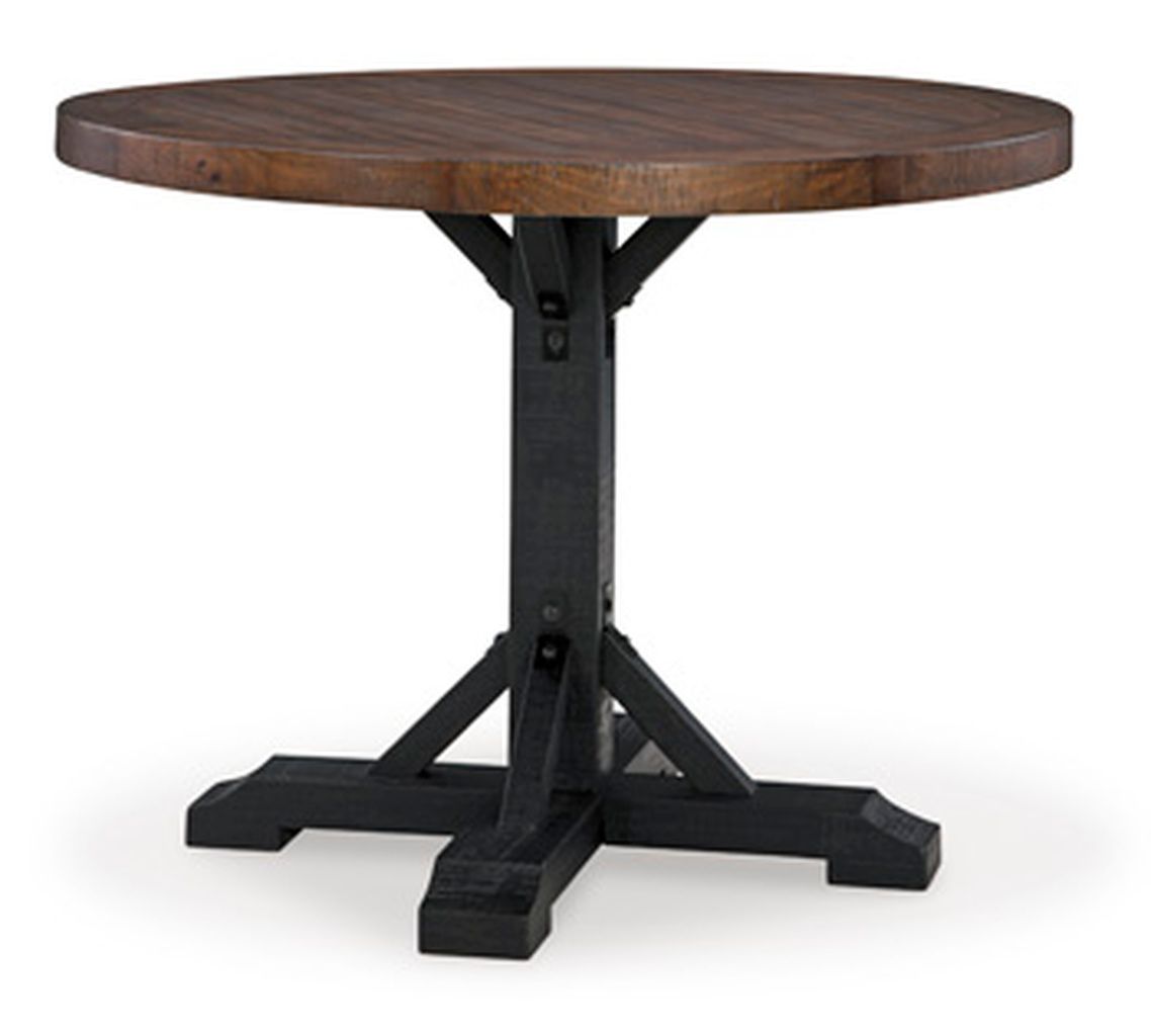 Valebeck Counter Height Dining Room Set In Multi D546D25