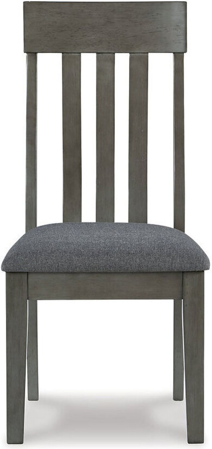 Hallanden Two-tone Gray Dining Upholstered Side Chair Set of 2 D58901