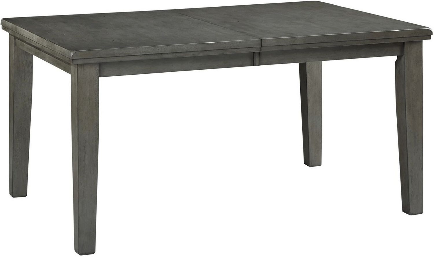 Hallanden Gray Rectangular Dining Room Butterfly Extendable Table D58935